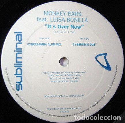 Discos de vinilo: Monkey Bars &ndash; Its Over Now (Vinyl, Subliminal SUB 135) - Foto 1
