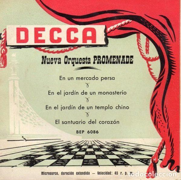 Discos de vinil: Nueva Orquesta Promenade &ndash; En Un Mercado Persa / En El Jard&iacute;n De Un Monasterio / En El Jard&iacute;n De...