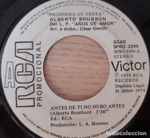 Vinyl-Schallplatten: Alberto Bourbon &ndash; Antes de Ti No Hubo Antes (Vinyl, RCA Victor SPBO-2249)