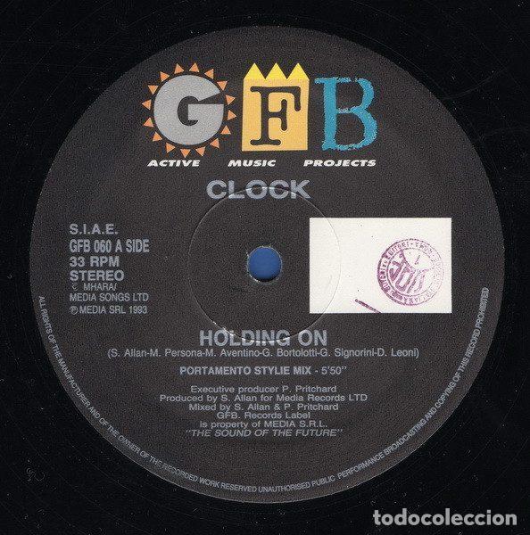 Discos de vinilo: Clock &ndash; Holding On (Vinyl, GFB Records GFB 060) - Foto 2