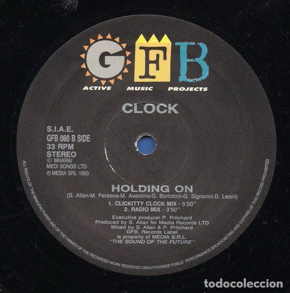 Discos de vinilo: Clock &ndash; Holding On (Vinyl, GFB Records GFB 060) - Foto 3