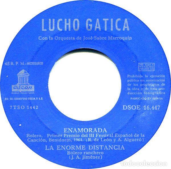 Discos de vinilo: Lucho Gatica &ndash; N&ordm; 26 (Vinyl, Odeon DSOE 16447) - Foto 4