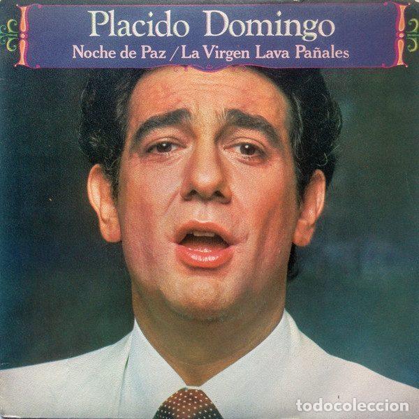 Discos de vinilo: Placido Domingo &ndash; Noche De Paz (Vinyl, CBS CBS A-1900)