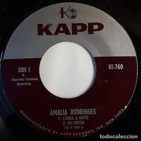 Discos de vinilo: Amalia Rodrigues &ndash; &Uacute;ltimos Sucessos De Am&aacute;lia (Vinyl, Kapp Records KE-760)