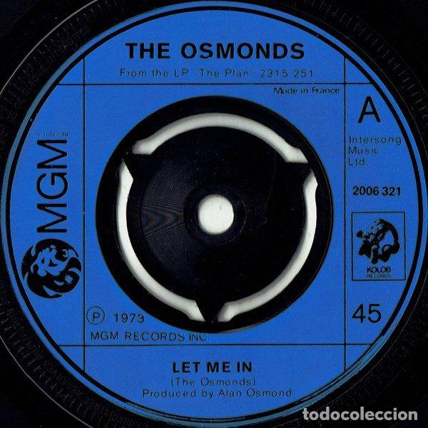 Discos de vinil: The Osmonds &ndash; Let Me In (Vinyl, MGM Records 2006 321)