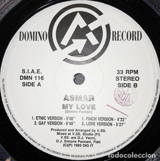 Discos de vinilo: Asmar &ndash; My Love (Vinyl, Domino Records DMN 116)
