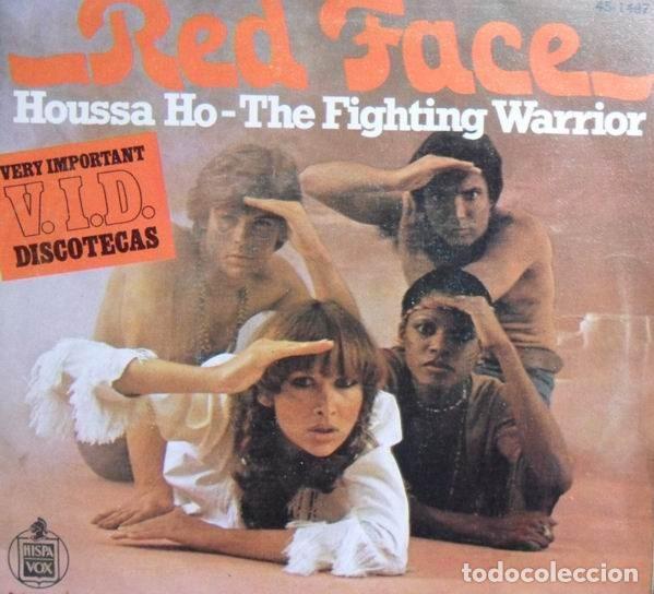Discos de vinil: Red Face &ndash; Houssa Ho - The Fighting Warrior (Vinyl, Hispavox 45-1497)