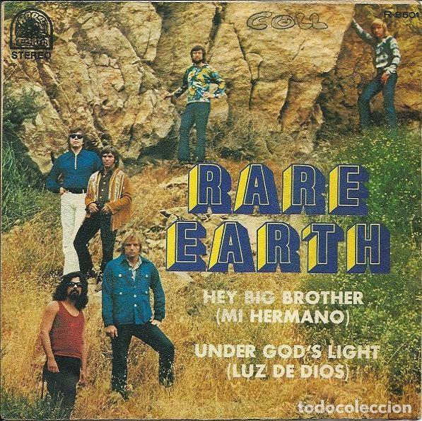 Discos de vinil: Rare Earth &ndash; Hey Big Brother = Mi Hermano / Under God's Light = Luz De Dios (Vinyl, Rare Earth R...