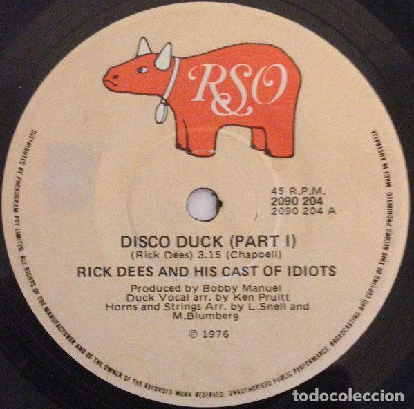 Discos de vinil: Rick Dees And His Cast Of Idiots &ndash; Disco Duck (Vinyl, RSO 2090 204)