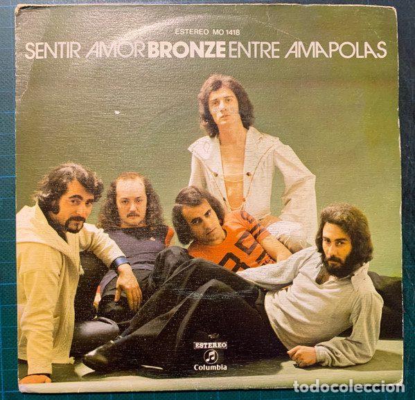 Discos de vinil: Bronze &ndash; Sentir Amor / Entre Amapolas (Vinyl, Columbia MO 1418)