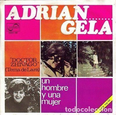 Discos de vinil: Adri&aacute;ngela &ndash; Un Hombre Y Una Mujer / Dr. Zhivago (Vinyl, Zafiro OOX-181)