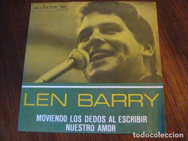Discos de vinil: Len Barry &ndash; Moviendo Los Dedos Al Escribir / Nuestro Amor (Vinyl, RCA Victor 3-10231)