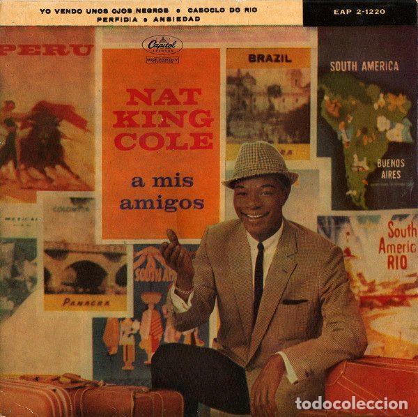 Discos de vinilo: Nat King Cole &ndash; A Mis Amigos (Vinyl, Capitol Records EAP 2-1220)