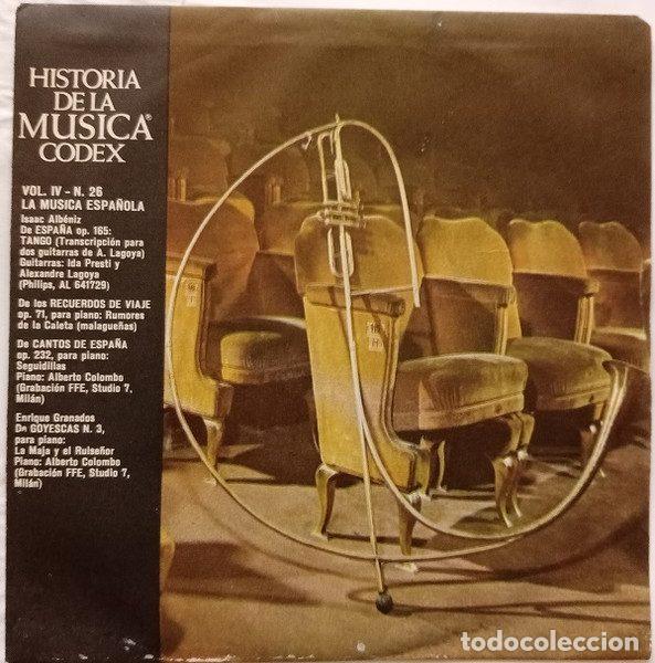 Dischi in vinile: Various &ndash; Historia De La Musica Vol. IV - N. 26 - La Musica Espa&ntilde;ola (Vinyl, Codex HdM - 104)