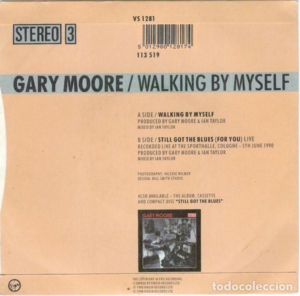 Discos de vinilo: Gary Moore &ndash; Walking By Myself (Vinyl, Virgin VS 1281) - Foto 2