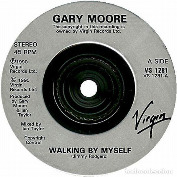 Discos de vinilo: Gary Moore &ndash; Walking By Myself (Vinyl, Virgin VS 1281) - Foto 3