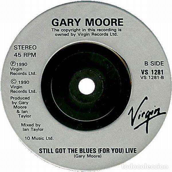Discos de vinilo: Gary Moore &ndash; Walking By Myself (Vinyl, Virgin VS 1281) - Foto 4