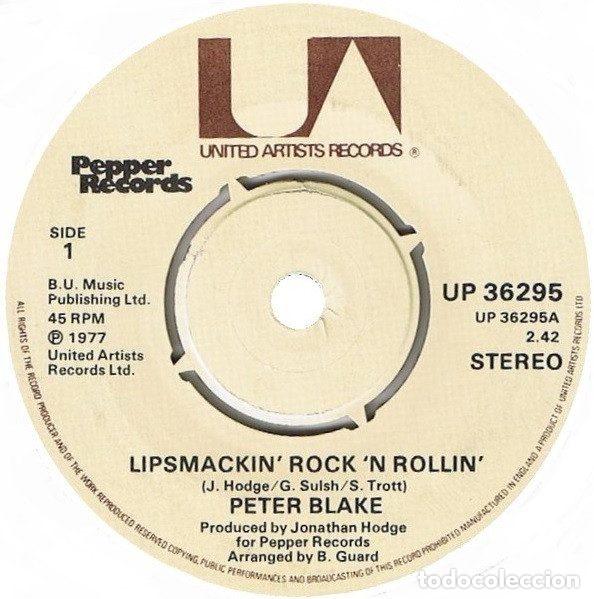 Dischi in vinile: Peter Blake &ndash; Lipsmackin' Rock 'N Rollin' (Vinyl, United Artists Records UP 36295)