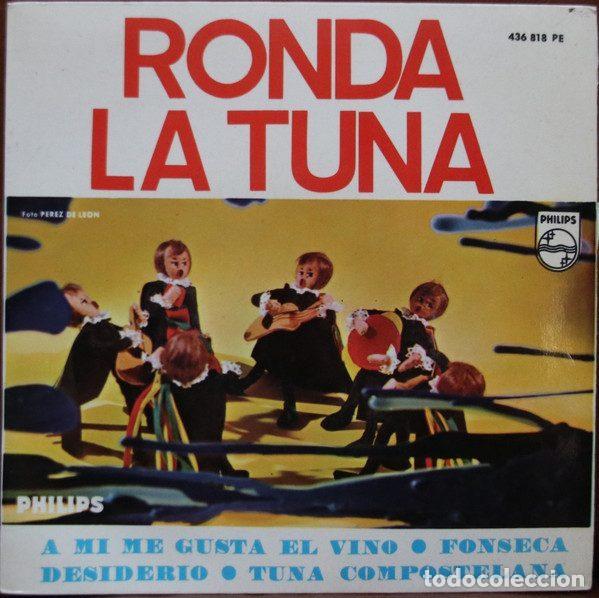 Disques de vinyle: Estudiantina De Madrid &ndash; Ronda La Tuna (Vinyl, Philips 436 818 PE)