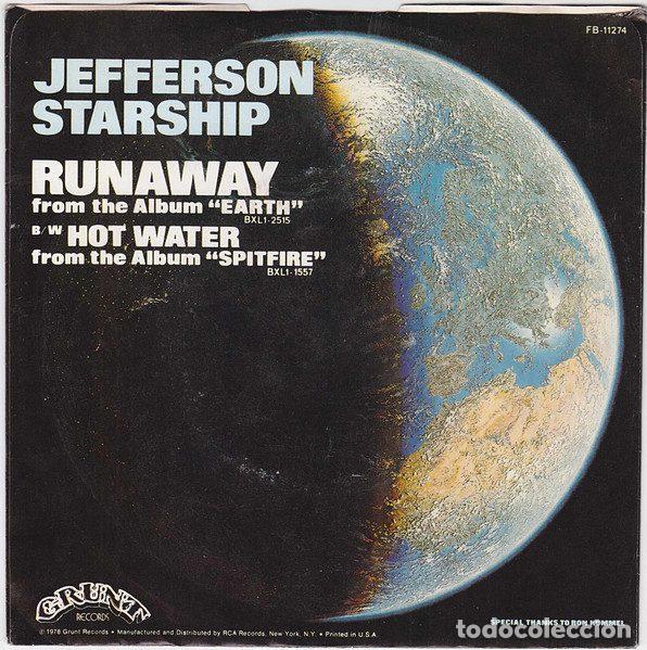 Dischi in vinile: Jefferson Starship &ndash; Runaway / Hot Water (Vinyl, Grunt FB-11274)