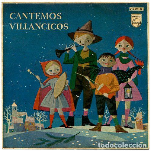 Discos de vinilo: Coros De Las Escuelas Avemarianas &ndash; Cantemos Villancicos (Vinyl, Philips 428 257 PE)
