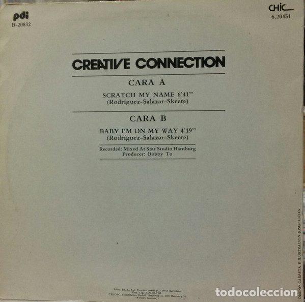 Discos de vinilo: Creative Connection &ndash; Scratch My Name (Vinyl, PDI B-20832) - Foto 2