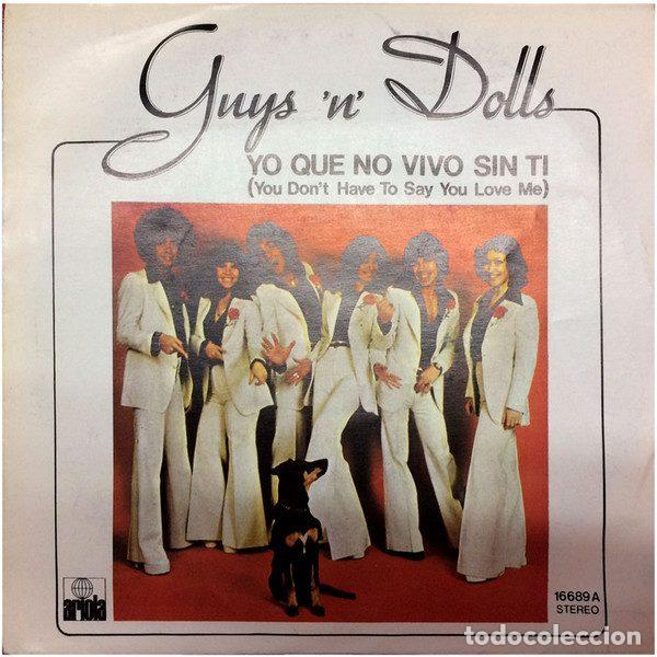 Vinyl-Schallplatten: Guys 'N' Dolls &ndash; You Don't Have To Say You Love Me (Vinyl, Ariola 16.689-A)