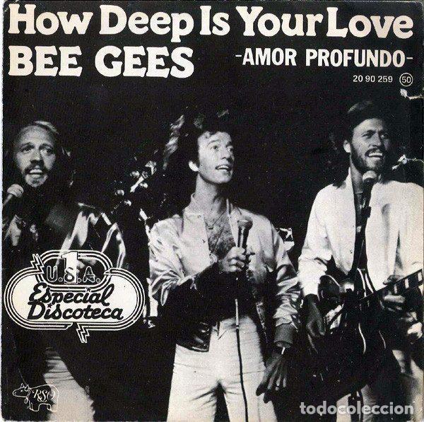 Dischi in vinile: Bee Gees &ndash; How Deep Is Your Love = Amor Profundo (Vinyl, RSO 20 90 259)