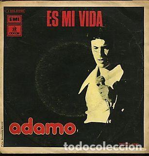 Discos de vinilo: Adamo &ndash; Es Mi Vida (Vinyl, Odeon 1J 006-81996)