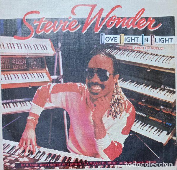 Discos de vinilo: Stevie Wonder &ndash; Love Light In Flight = Luz De Amor En Vuelo (Vinyl, Motown SPBO 60166)