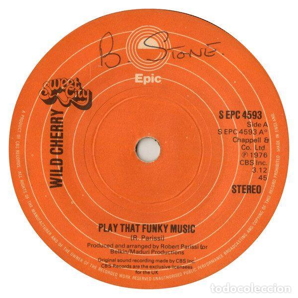 Discos de vinil: Wild Cherry &ndash; Play That Funky Music (Vinyl, Epic S EPC 4593)