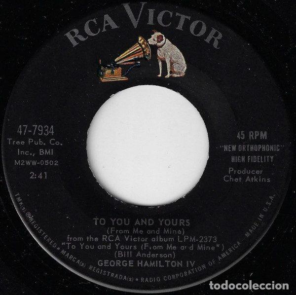 Discos de vinil: George Hamilton IV &ndash; To You And Yours (Vinyl, RCA Victor 47-7934)
