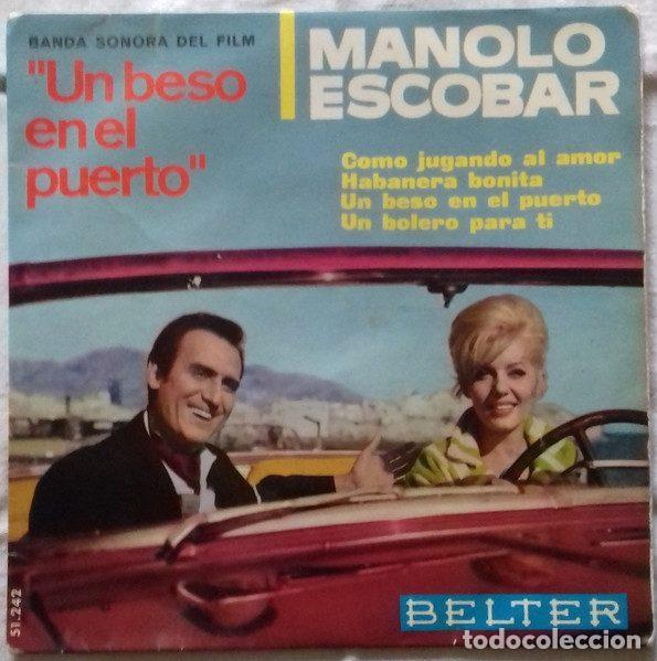 Vinyl-Schallplatten: Manolo Escobar &ndash; Un Beso En El Puerto (Banda Sonora Del Film) (Vinyl, Belter 51.242)