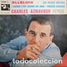 Disques de vinyle: Charles Aznavour &ndash; Alleluia (Vinyl, Barclay SBGE 83003)