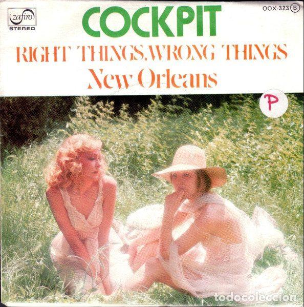 Discos de vinil: Cockpit &ndash; Right Things, Wrong Things / New Orleans (Vinyl, Zafiro OOX-323)