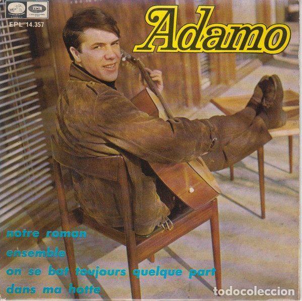 Vinyl records: Adamo &ndash; Notre Roman (Vinyl, La Voz De Su Amo EPL 14.357)