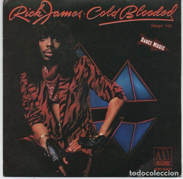 Disques de vinyle: Rick James &ndash; Cold Blooded (Vinyl, Motown SPBO-60077)