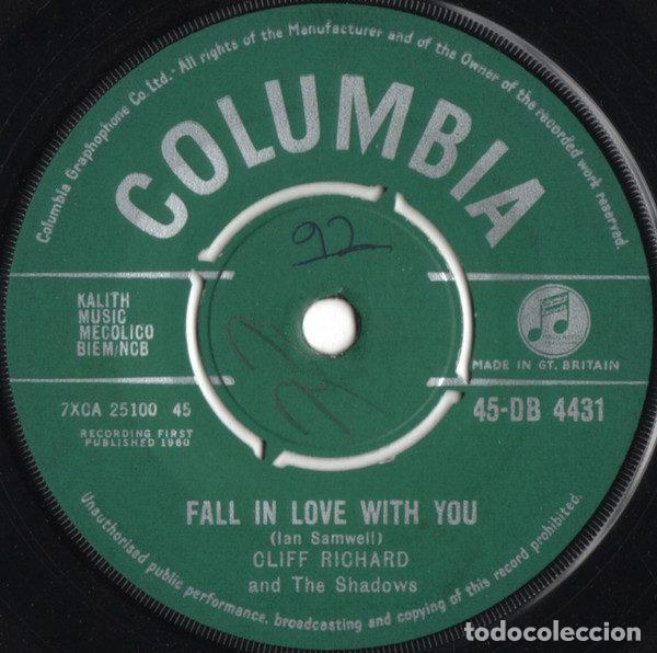Vinyl records: Cliff Richard And The Shadows &ndash; Fall In Love With You (Vinyl, Columbia 45-DB 4431)