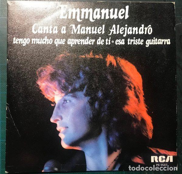 Vinyl records: Emmanuel Canta A Manuel Alejandro &ndash; Tengo Mucho Que Aprender De Ti / Esa Triste Guitarra (Vinyl,...