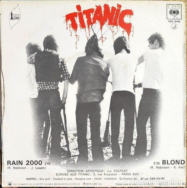 Discos de vinilo: Titanic &ndash; Rain 2000 (Vinyl, CBS CBS 8185) - Foto 2