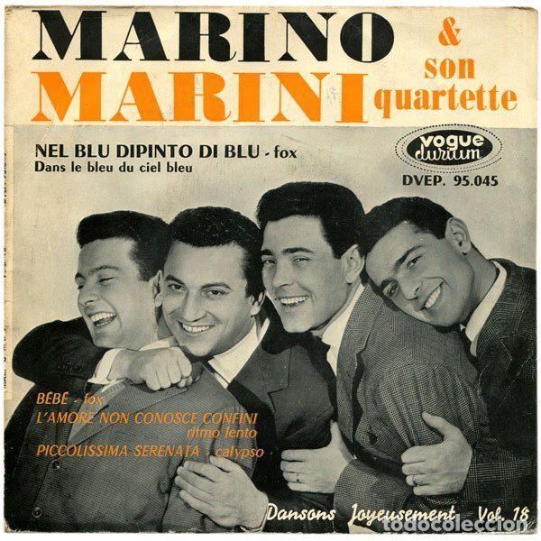Vinyl-Schallplatten: Marino Marini & Son Quartette &ndash; Nel Blu Dipinto Di Blu (Dans Le Bleu Du Ciel Bleu) (Vinyl, Vogue...