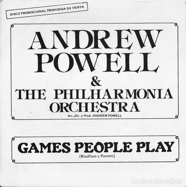 Discos de vinil: Andrew Powell And The Philharmonia Orchestra &ndash; Games People Play (Vinyl, EMI 032-P)