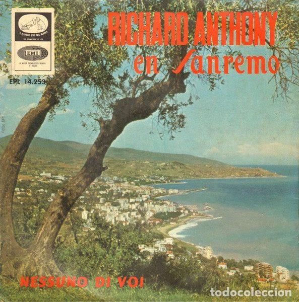 Vinyl-Schallplatten: Richard Anthony &ndash; En San Remo - Nessuno Di Voi (Vinyl, La Voz De Su Amo EPL 14.253)