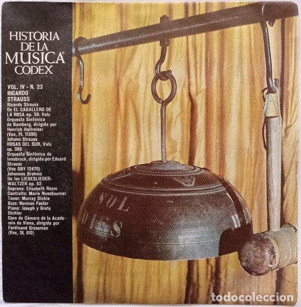 Disques de vinyle: Ricardo Strauss &ndash; Historia De La Musica Vol. IV - N. 23 Ricardo Strauss (Vinyl, Codex HdM - 101)