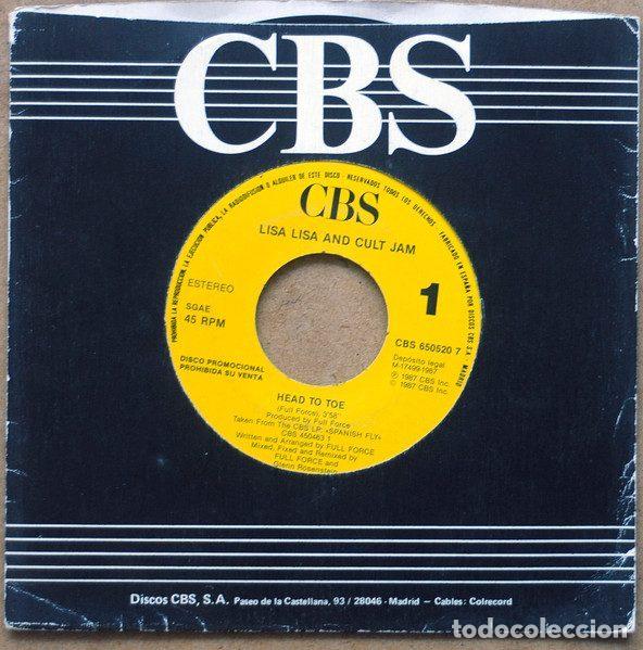 Vinyl-Schallplatten: Lisa Lisa And Cult Jam &ndash; Head To Toe (Vinyl, CBS CBS 650520 7)
