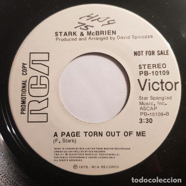 Vinyl-Schallplatten: Stark & McBrien &ndash; Isn't It Lonely Together / A Page Torn Out Of Me (Vinyl, RCA Victor PB-10109)