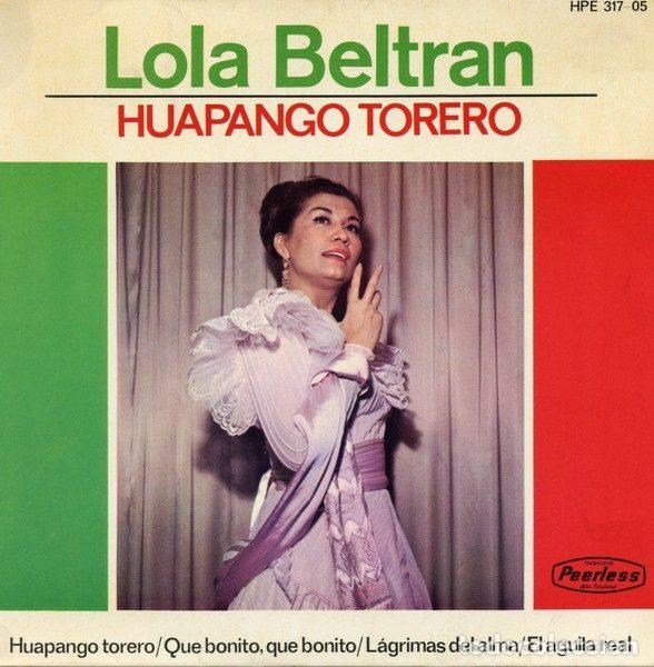 Vinyl-Schallplatten: Lola Beltr&aacute;n &ndash; Huapango Torero (Vinyl, Hispavox HPE 317-05)