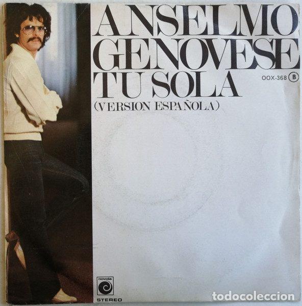 Discos de vinil: Anselmo Genovese &ndash; Tu Sola (Version Espa&ntilde;ola) (Vinyl, Zafiro OOX-368)