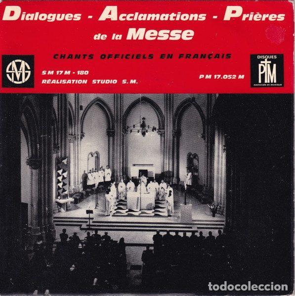 Disques de vinyle: Schola Des P&egrave;res Du Saint-Esprit De Chevilly &ndash; Dialogues, Acclamations Et Pri&egrave;res De La Messe...