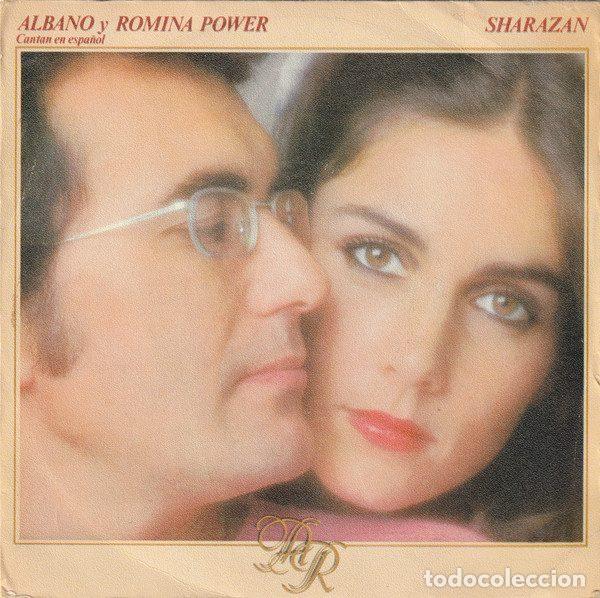 Discos de vinilo: Albano Y Romina Power &ndash; Sharazan (Cantan En Espa&ntilde;ol) (Vinyl, Baby Records EPC A 1593)